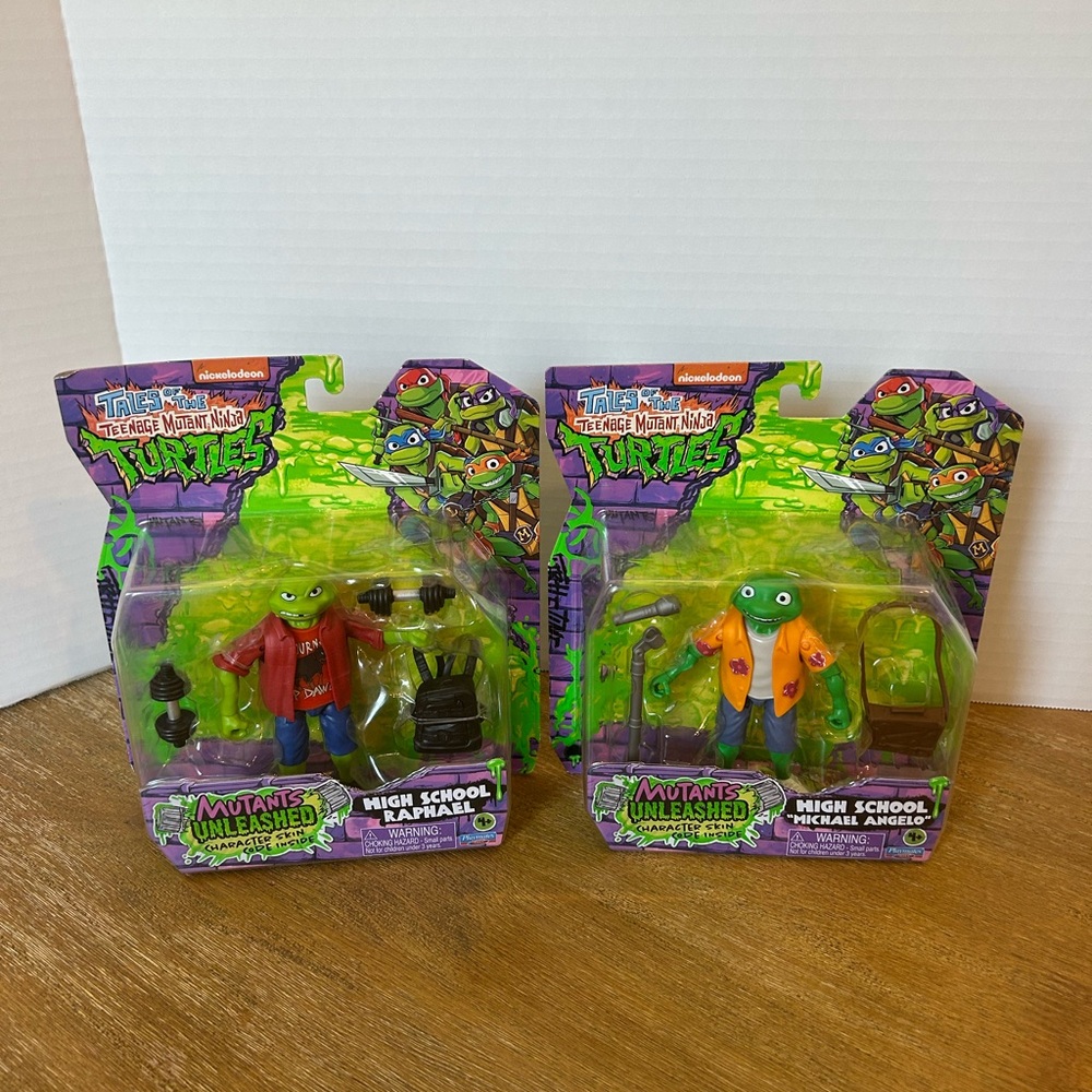 High school Raphael & Michael Angelo mutants unleashed TMNT